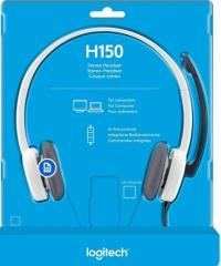 LOGITECH H150 MIKROFONLU BEYAZ KULAKLIK 981-000350 - 1